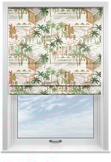 Sunset Boulevard, Glow - Motorised Roman Blind